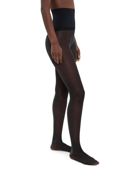 Commando Black Glitter Sheer Tights