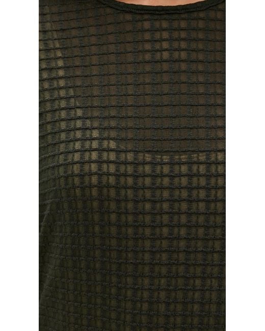 Vince Black Shadow Grid Shirt