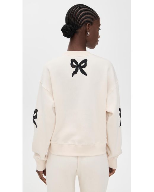 LoveShackFancy Natural Linetta Pullover