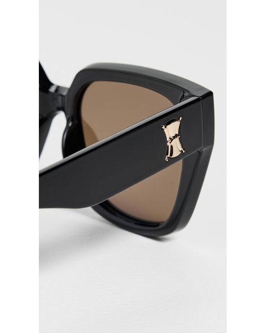 Le Specs Black The Illusion Sunglasses