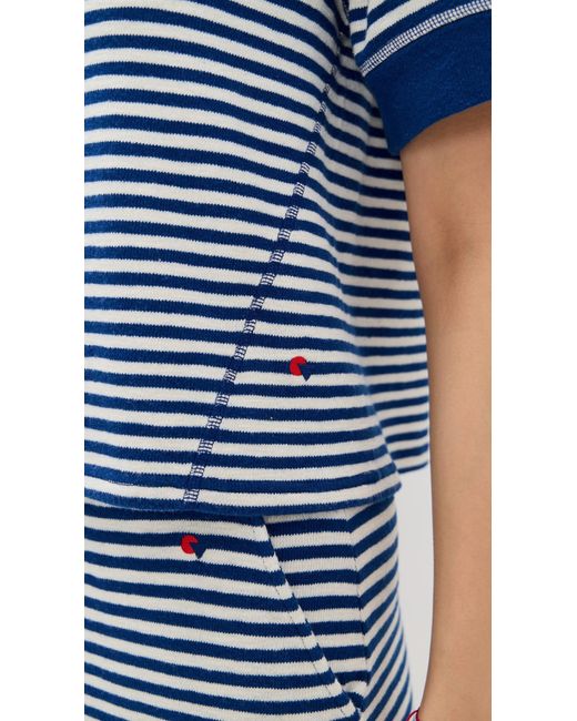 Clare V. Blue Le Bateau Tee