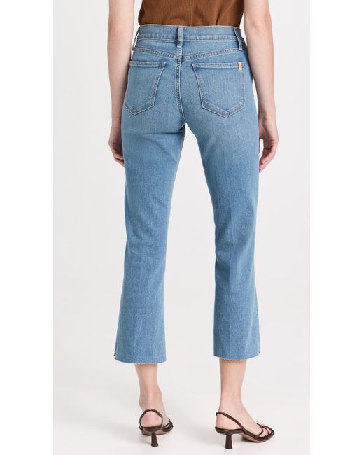 Joe's Jeans Blue The Callie High Rise Cropped Bootcut Jeans