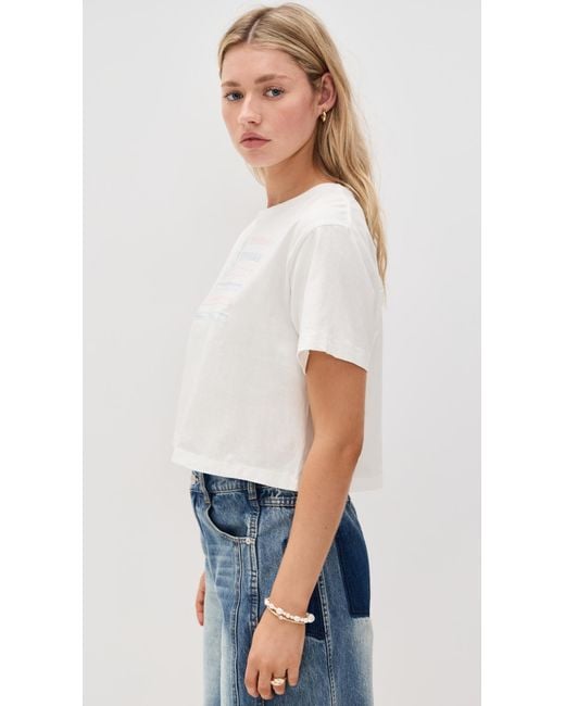 LoveShackFancy White Nyssa Tee