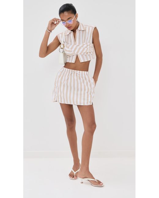 Jonathan Simkhai Multicolor Catherine Boxer Skirt