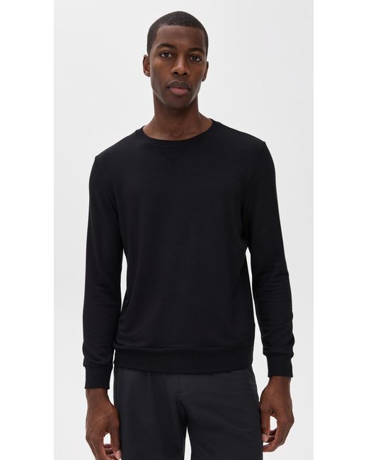 Beyond Yoga Black Always Beyond Pullover Crew for men