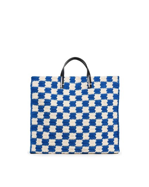 Clare V. Blue Summer Simple Tote