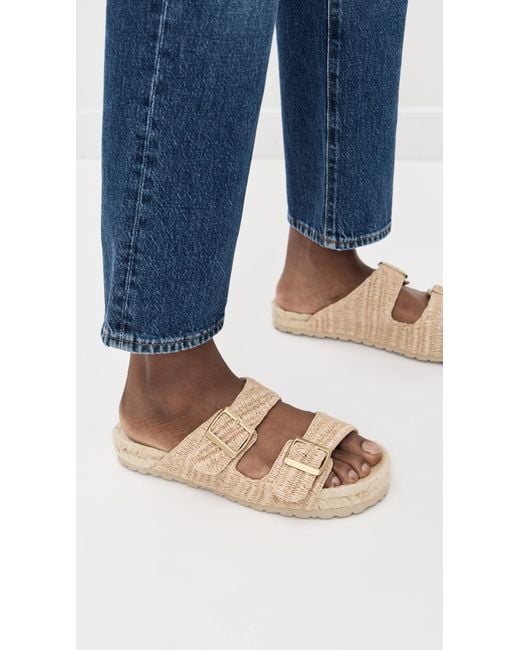 Manebí Natural Nordic Raffia Sandals
