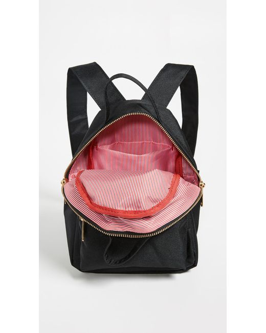 herschel black backpack women's