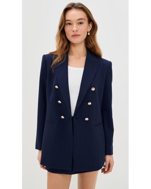 Le Bos Blue Thalia Blazer