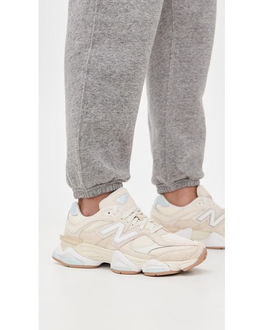 New Balance White 9060 Sneakers