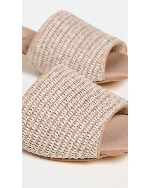 Roam Natural Raffia Square Block Heels