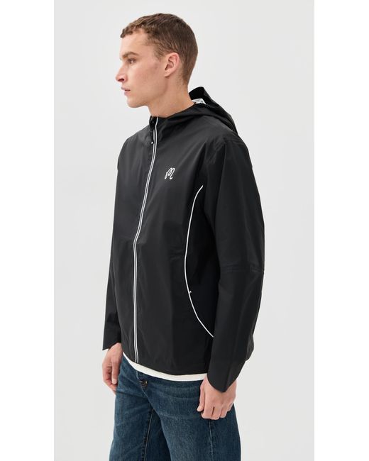 Malbon Golf Black Cloud Burst Jacket for men