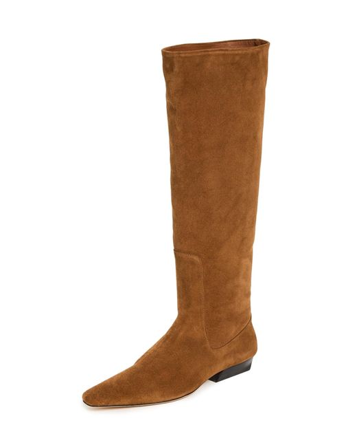 Staud Brown Wally Flat Boots