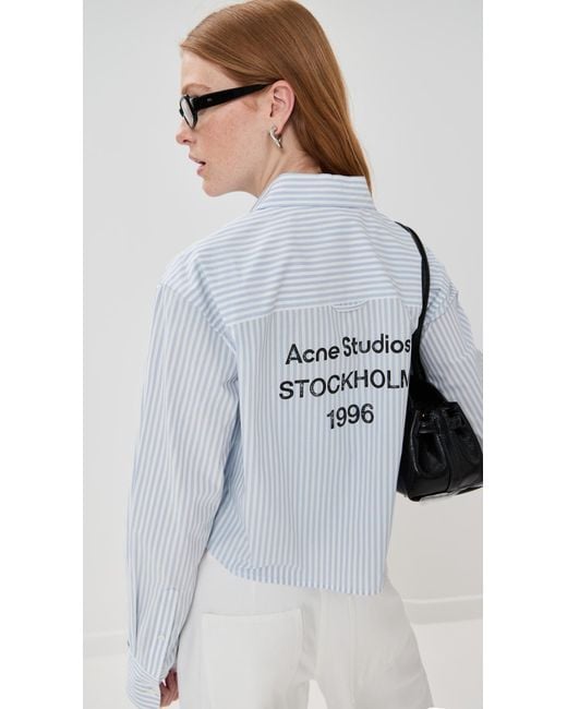 Acne Multicolor Stripe Button Up