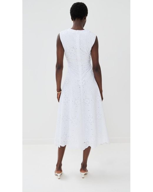 Veronica Beard White Aven Dress