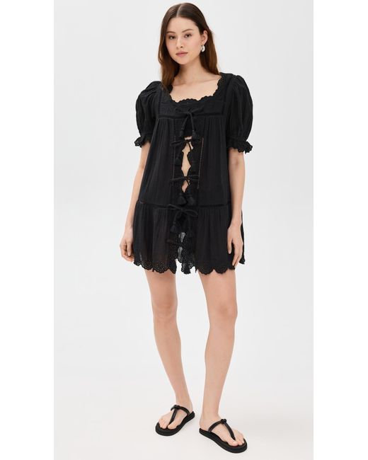 Sea Black Mae Short Sleeve Coverup Dress