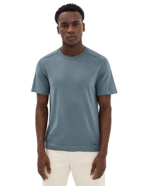 Jonathan Simkhai Blue Kellyn Crewneck Top for men