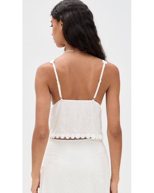 Peixoto White Sienna Top