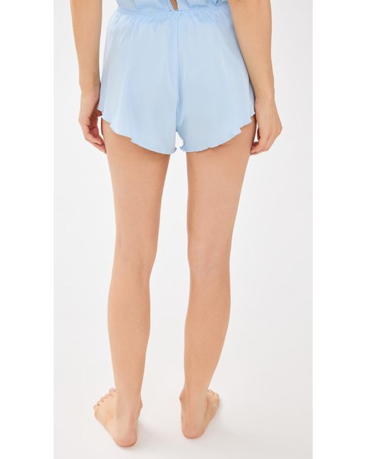KAT THE LABEL Blue Isabelle Shorts
