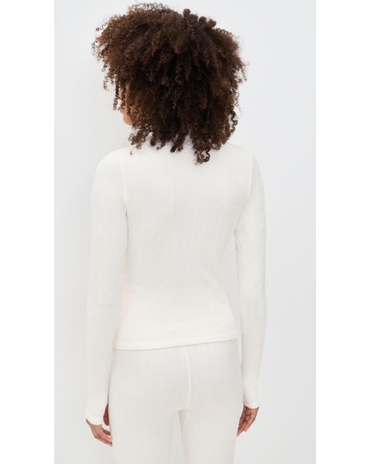 Fp Movement White Run Around Seamless Layer Top