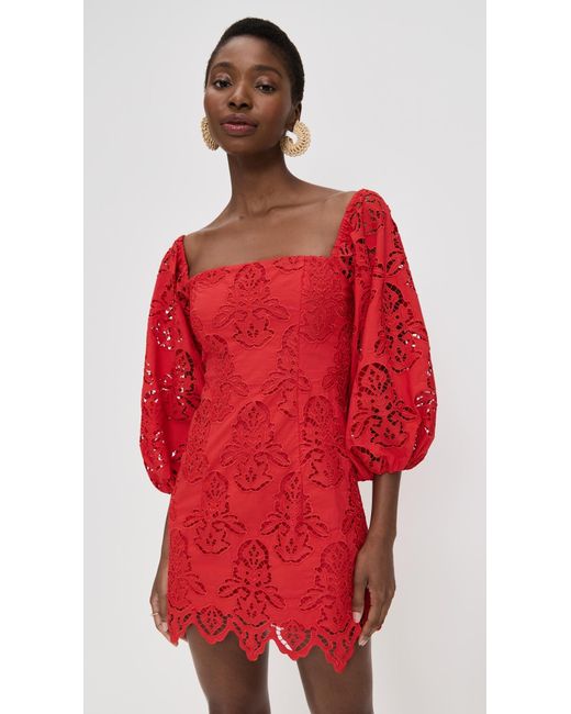 Cara Cara Red Montauk Dress