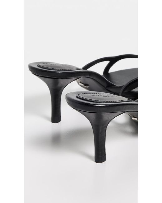 Tony Bianco Black Daisy Sandals