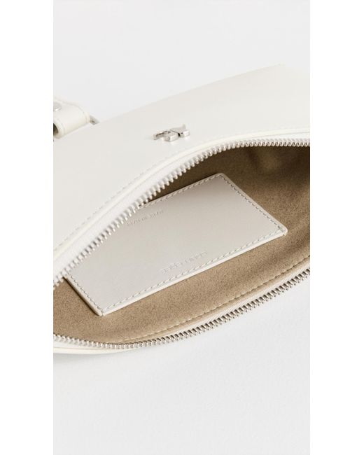 Courreges White Holy Eclipse Leather Bag