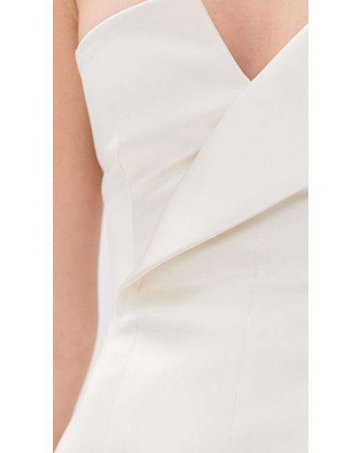 A.W.A.K.E. MODE White A. W.A. K.E. Mode Corseted Tuxedo Top