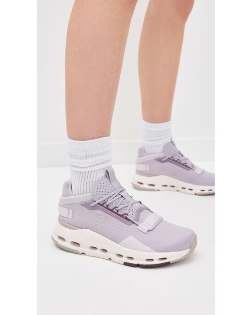 On Shoes White Cloudnova 2 Sneakers