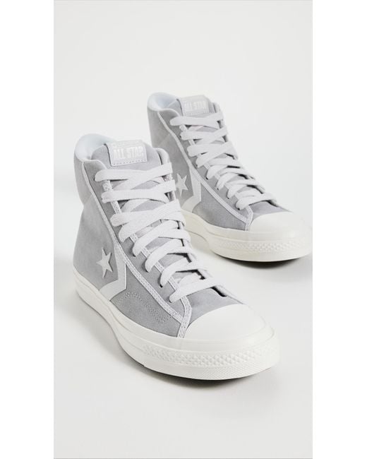 Converse White Star Player 76 Suede Sneakers for men