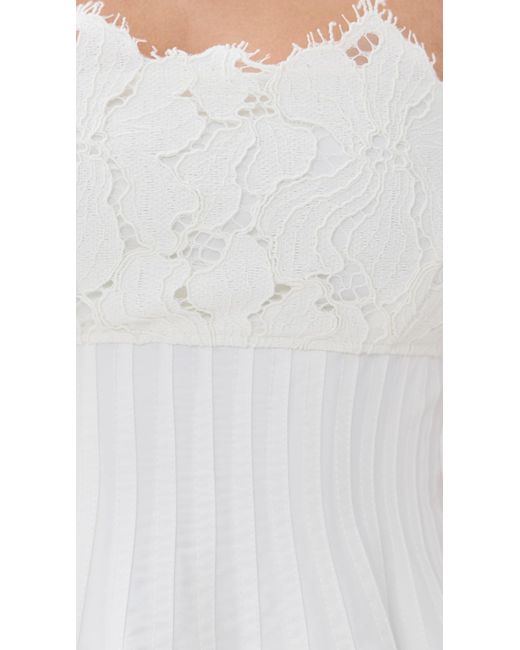 Jonathan Simkhai Lilianna Sleeveless Lace Midi Dress in White | Lyst