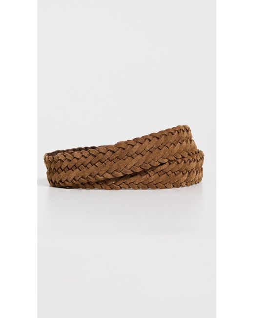 Andersons Multicolor Suede Woven Belt for men