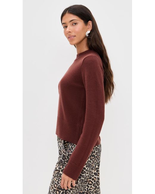 Simon Miller Red Cher Wool Blend Sweater