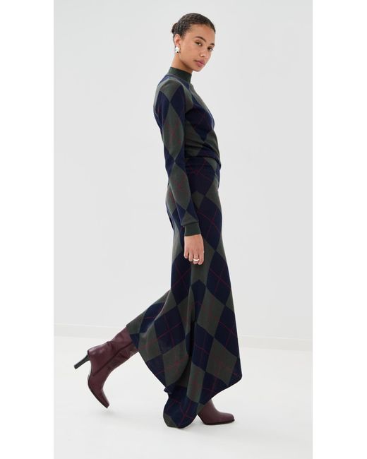 A.W.A.K.E. MODE A. W.A. K.E. Mode Argyle Knitted Dress in Blue | Lyst A.W.A.K.E. MODE A. W.A. K.E. Mode Argyle Knitted Dress in Blue | Lyst