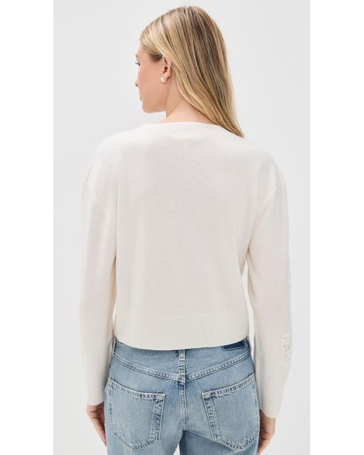 LoveShackFancy White Lazuli Sweater