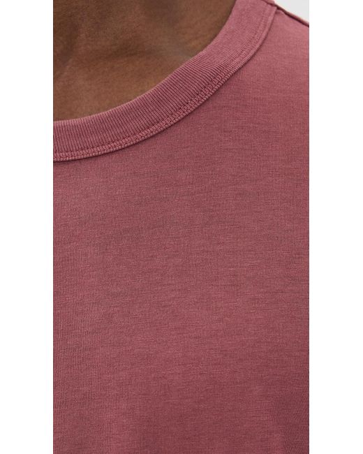 Marine Layer Red Signature Sea Change Crew Tee for men