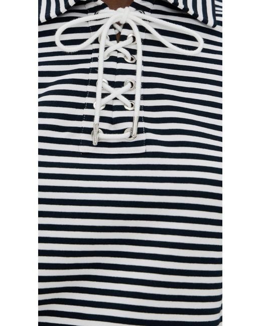 ALIGNE Blue Arlo Stripe Top