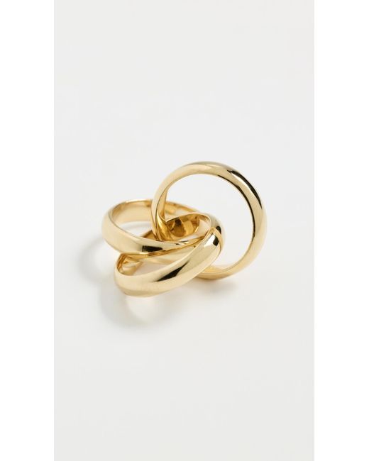 LIE STUDIO Metallic The Sofie Ring