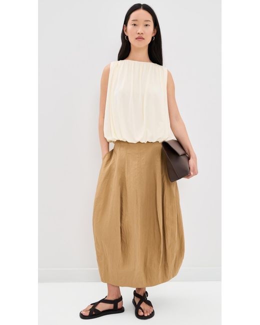 Vince White Bubble Top