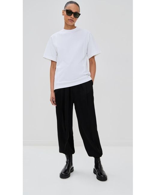 Peter Do White Creased Oversized Tee