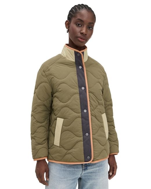 Ugg Green Jazlyn Quilted Jacket
