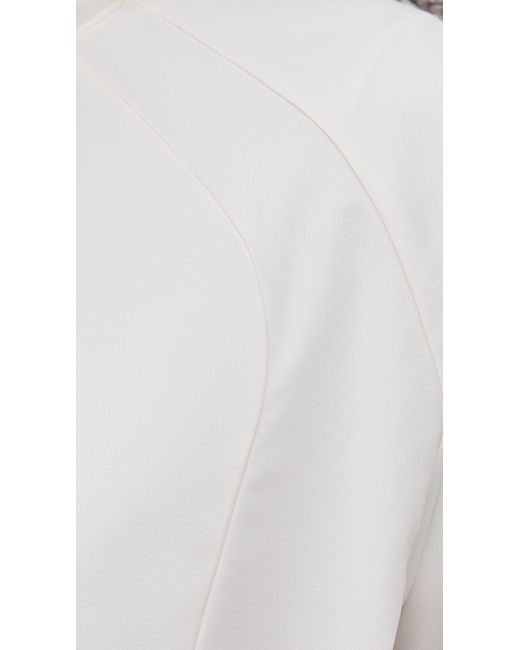 Beyond Yoga White Cross Country Packable Jacket