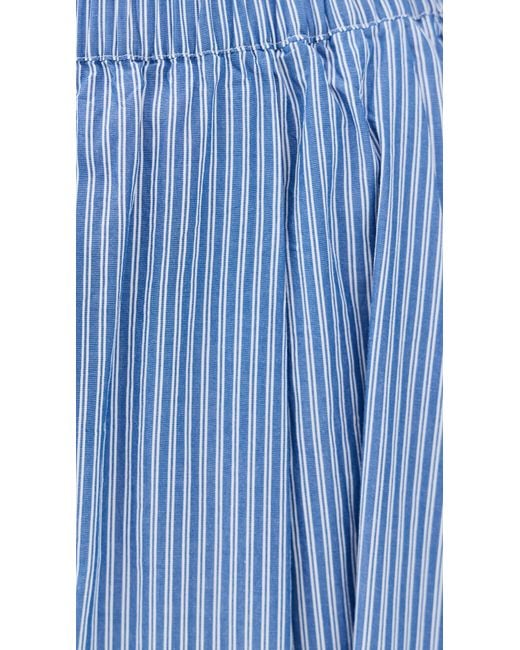 American Vintage Blue Stripe Skirt