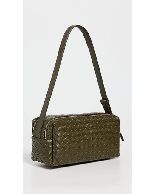 Elleme Trousse Woven Leather Shoulder Bag in Green | Lyst