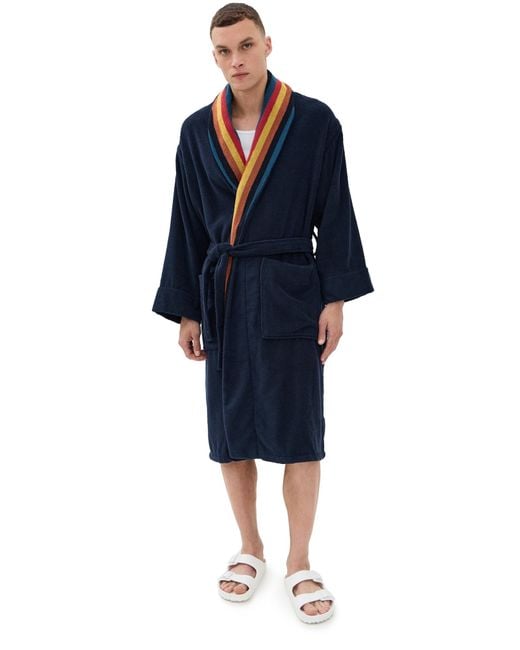 Paul Smith Blue Stripe Robe for men