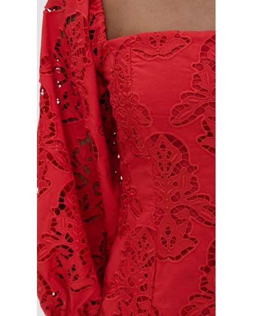Cara Cara Red Montauk Dress