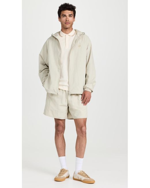 Fred Perry Natural Hooded He Jacket Ight Oyter X for men