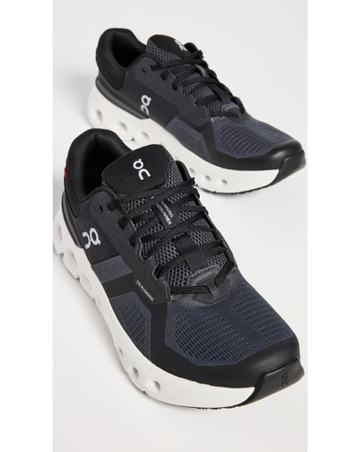On Shoes Black Cloudrunner 2 Sneakers for men