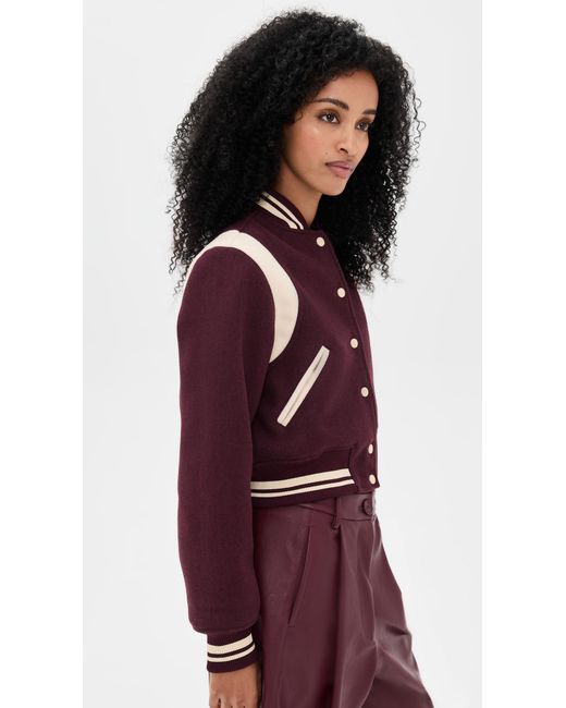 Blank NYC Red Smart Move Bomber Jacket
