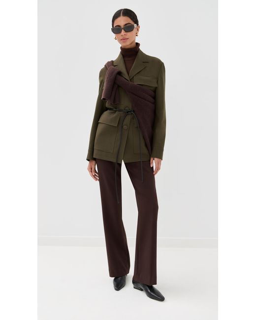 Rohe Brown Safari Blazer Jacket